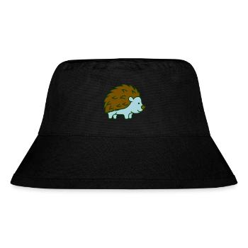 igel - Stanley/Stella recycelter Bucket Hat - Schwarz - Vorne