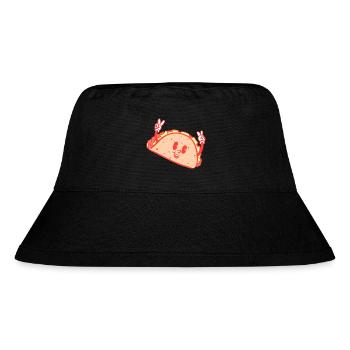 Sweet taco - Stanley/Stella recycelter Bucket Hat - Schwarz - Vorne