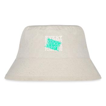 carpenter tshirts - Stanley/Stella recycelter Bucket Hat - Naturweiß - Vorne