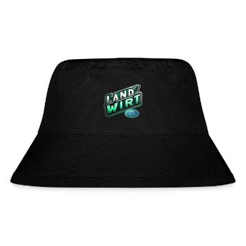landwirt code - Stanley/Stella recycelter Bucket Hat - Schwarz - Vorne