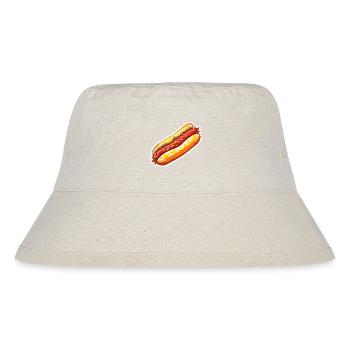 Hot dog - Stanley/Stella Recycled Bucket Hat - natural - Front