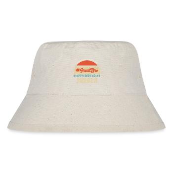 Bruder Geburtstag Jürgen - Stanley/Stella recycelter Bucket Hat - Naturweiß - Vorne