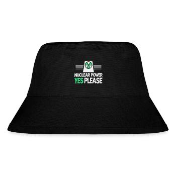 Kernenergie Ja Bitte - Pro Saubere Energie - Stanley/Stella recycelter Bucket Hat - Schwarz - Vorne