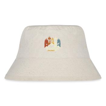 Geburtstagsgeschenk geboren im Dezember 1989 - Stanley/Stella recycelter Bucket Hat - Naturweiß - Vorne