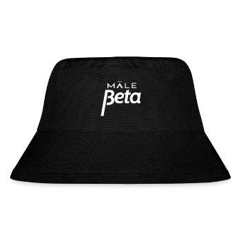 Mâle Bêta, texte blanc - Bob recyclé Stanley/Stella - noir - Devant