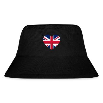 I Love My Country - Stanley/Stella Recycled Bucket Hat - black - Front