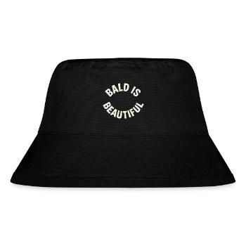 Männer Glatze Geschenkidee Bald Is Beautiful - Stanley/Stella recycelter Bucket Hat - Schwarz - Vorne