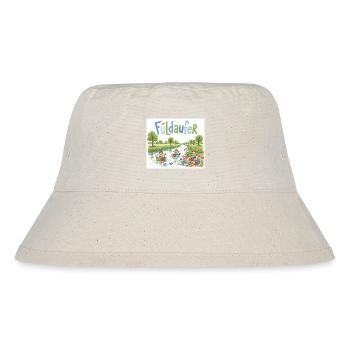 Fuldaufer: Fluss-Abenteuer ! - Stanley/Stella recycelter Bucket Hat - Naturweiß - Vorne