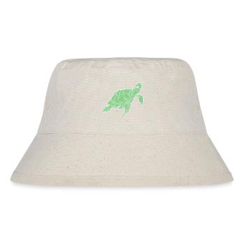 Green Sea Turtle Ocean Illustration - Stanley/Stella recycelter Bucket Hat - Naturweiß - Vorne