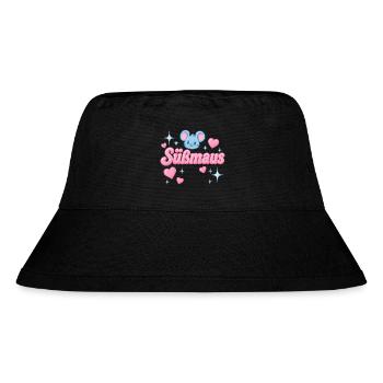 Süßmaus - y2K statement design - Stanley/Stella recycelter Bucket Hat - Schwarz - Vorne