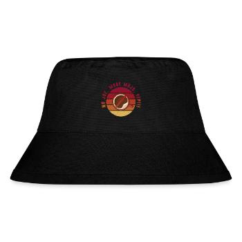 Kaffeeentzug Koffeinfrei Ex-Kaffeetrinker - Stanley/Stella recycelter Bucket Hat - Schwarz - Vorne