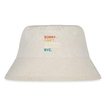 Sorry, Baseball-Saison vorbei - Stanley/Stella recycelter Bucket Hat - Naturweiß - Vorne