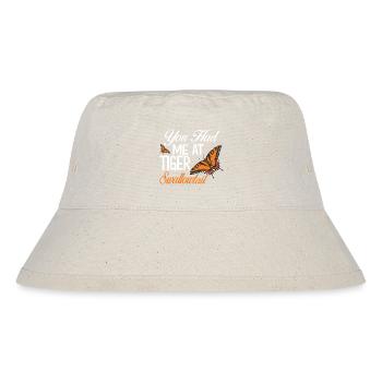 Entomologische Insektenschmetterlinge Östlicher Tiger - Stanley/Stella recycelter Bucket Hat - Naturweiß - Vorne