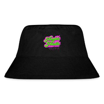 Bescheidener Hustle Unternehmer Geschäftsmann Businesswo - Stanley/Stella recycelter Bucket Hat - Schwarz - Vorne