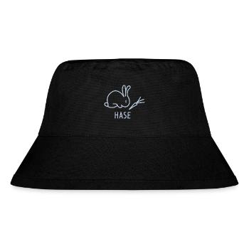 Bunny Baby / Ostern / Hase / Möhre / Kosename - Stanley/Stella recycelter Bucket Hat - Schwarz - Vorne