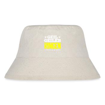 ringen - geil - Stanley/Stella recycelter Bucket Hat - Naturweiß - Vorne