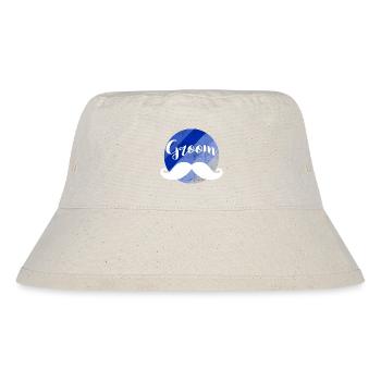 Groom - Stanley/Stella recycelter Bucket Hat - Naturweiß - Vorne