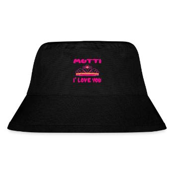 Mutti i love you - Bob recyclé Stanley/Stella - noir - Devant