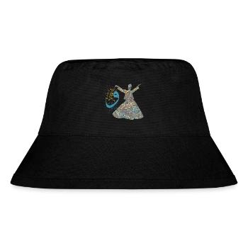 derwisch e 201 - Stanley/Stella recycelter Bucket Hat - Schwarz - Vorne