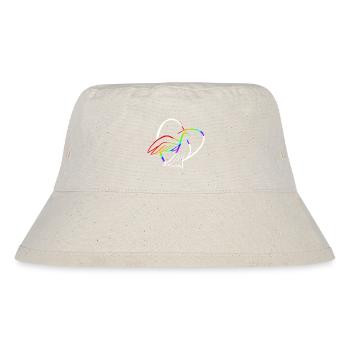 Dove of peace in rainbow colors - Stanley/Stella Recycled Bucket Hat - natural - Front