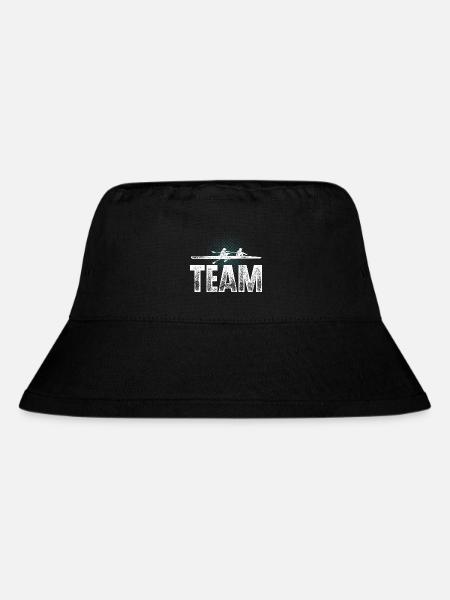 Rudern Ruderer Ruderboot Team - Stanley/Stella recycelter Bucket Hat - Schwarz