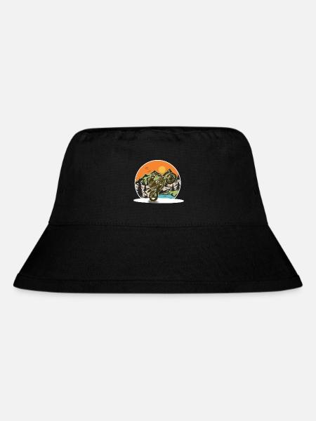Motocross - Stanley/Stella Recycled Bucket Hat - black