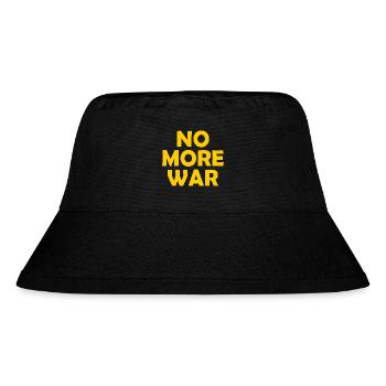 No more war - Stanley/Stella Recycled Bucket Hat - black - Front