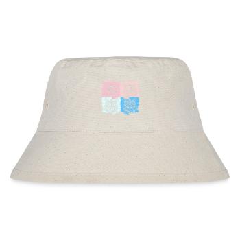Frieren - Owl Froze Retro - Stanley/Stella recycelter Bucket Hat - Naturweiß - Vorne