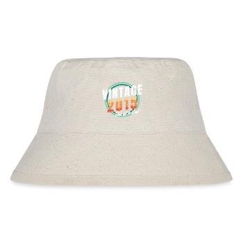 Vintage 2015 Shirt für Männer Frauen 8 Jahre 8 Jahre 8. - Stanley/Stella recycelter Bucket Hat - Naturweiß - Vorne
