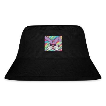 Funny bunny - Stanley/Stella Recycled Bucket Hat - black - Front