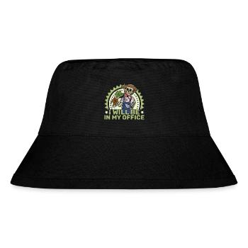 Allotment Garden Spooky Skeleton Halloween - Stanley/Stella Recycled Bucket Hat - black - Front