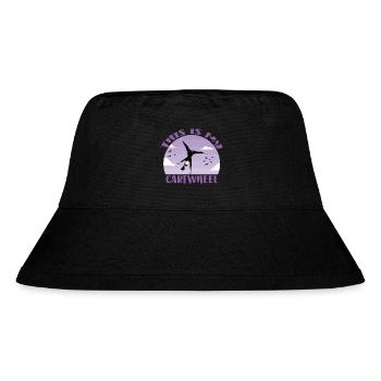 Ceci est ma chemise à roue de chariot Gymnastique Jeunes filles - Bob recyclé Stanley/Stella - noir - Devant
