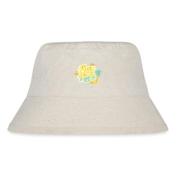Sunshine Kisses - Stanley/Stella recycelter Bucket Hat - Naturweiß - Vorne