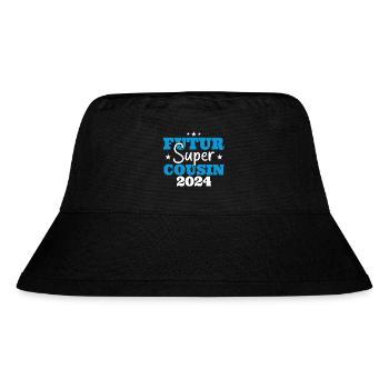Futur super cousin 2024 cadeau humour anniversaire - Bob recyclé Stanley/Stella - noir - Devant