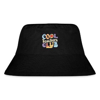 Cool Teacher Club Live Love Teach Back To School - Stanley/Stella recycelter Bucket Hat - Schwarz - Vorne
