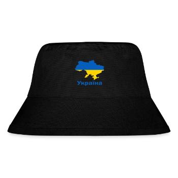 Ukraine - Stanley/Stella Recycled Bucket Hat - black - Front