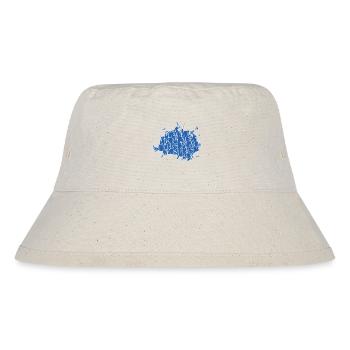 statement happy 2019 spaceship alien pun - Stanley/Stella recycelter Bucket Hat - Naturweiß - Vorne
