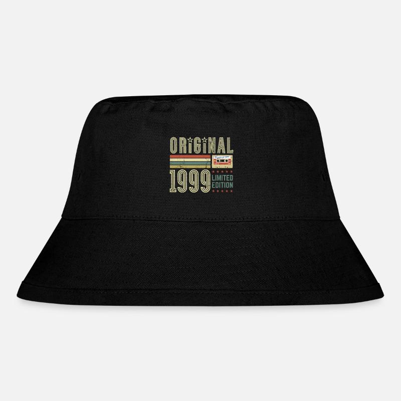 Original 1999 - Limited Edition - Stanley/Stella recycelter Bucket Hat - Schwarz