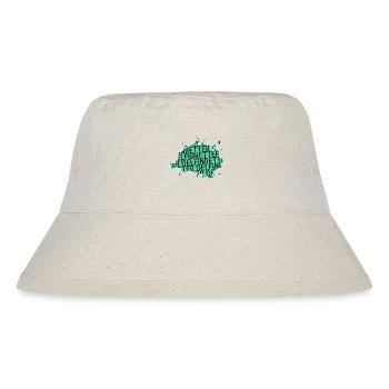 witzig umweltschutz geburtstagsgeschenkidee - Stanley/Stella recycelter Bucket Hat - Naturweiß - Vorne