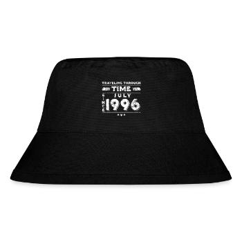 Vintage Time Travel Birthday Design July 1996 - Stanley/Stella Recycled Bucket Hat - black - Front