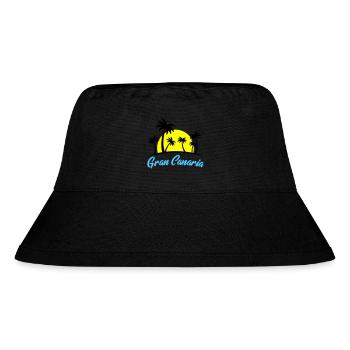 gran canaria - Stanley/Stella recycelter Bucket Hat - Schwarz - Vorne