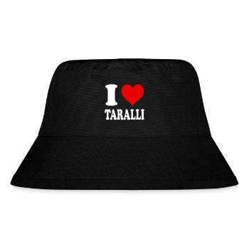I Love Taralli Heart Funny Witty - Stanley/Stella Recycled Bucket Hat - black - Front