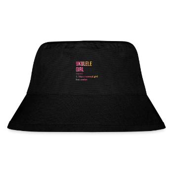 Ukulele - Stanley/Stella Recycled Bucket Hat - black - Front