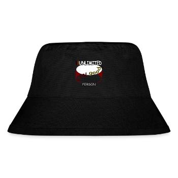 Feel good - Stanley/Stella recycelter Bucket Hat - Schwarz - Vorne