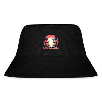 Summer Vibes - Stanley/Stella Recycled Bucket Hat - black - Front