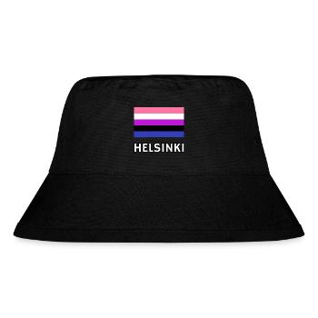 Genderfluid Pride Flag Helsinki - Stanley/Stella Recycled Bucket Hat - black - Front
