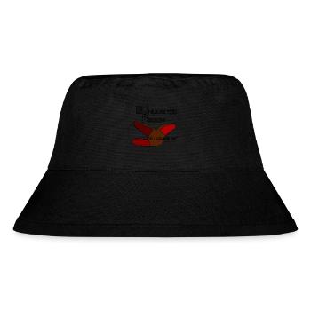 Gib niemals auf - Stanley/Stella recycelter Bucket Hat - Schwarz - Vorne