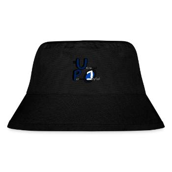 Unlimited Person Joyful - Stanley/Stella recycelter Bucket Hat - Schwarz - Vorne