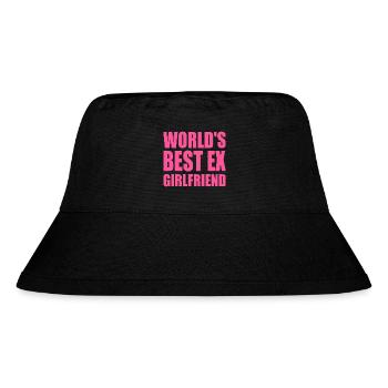 worlds best ex girlfriend - Stanley/Stella recycelter Bucket Hat - Schwarz - Vorne