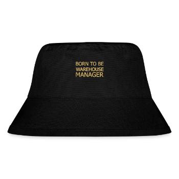 Warehouse Manager Born To Be - Stanley/Stella recycelter Bucket Hat - Schwarz - Vorne